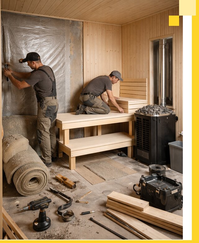 Проекты саун под ключ в Одинцове дизайн и строительство