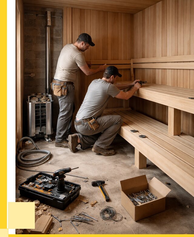 Монтаж саун под ключ в Одинцове от 124272 р. | ЭриданДнц