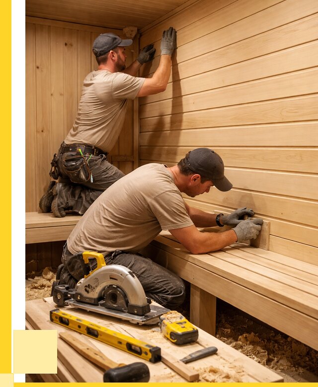 Обшивка саун вагонкой в Одинцове от 2589 р. | ЭриданДнц