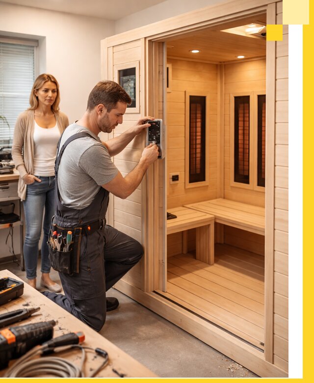 Инфракрасные сауны под ключ в Одинцове продажа и установка