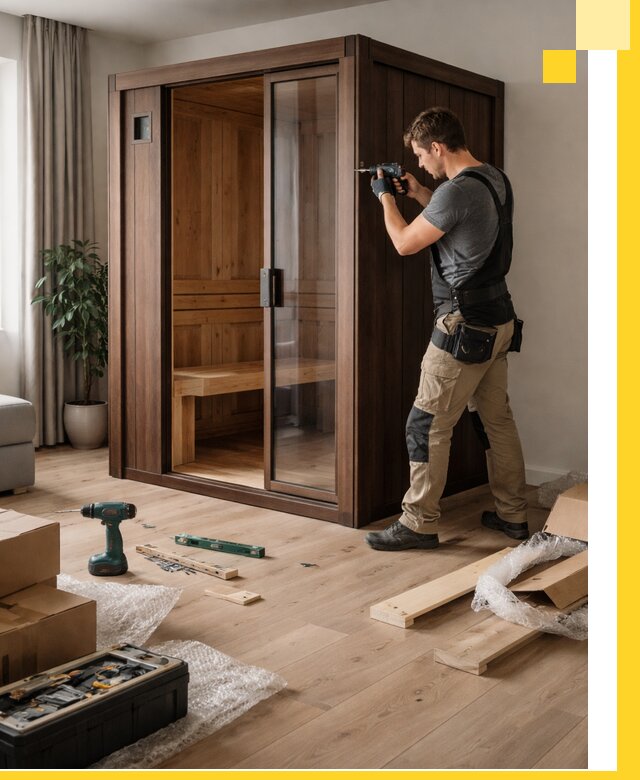 Установка и производство мини саун под ключ в Одинцове