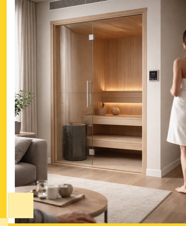 Сауна в квартире под ключ в Одинцове от 124272 р. ЭриданДнц