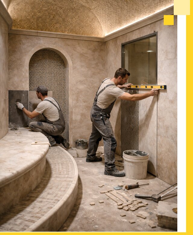 Проектирование и строительство саун с хамамом под ключ в Одинцове