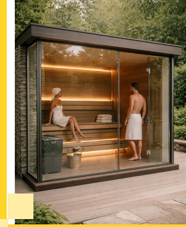 Сауна стеклянная и двери для сауны в Одинцове от 258900 р. | ЭриданДнц