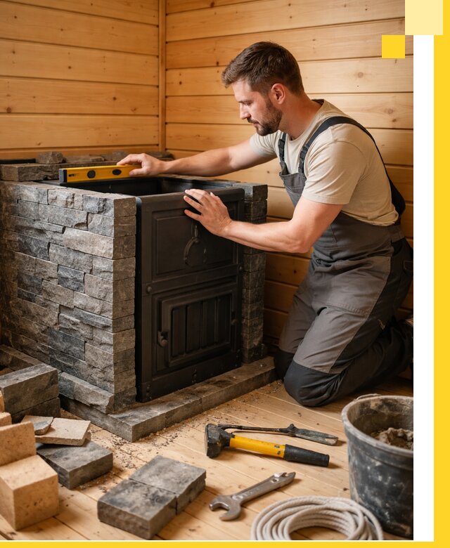 Производство и установка печей для саун под ключ в Одинцове