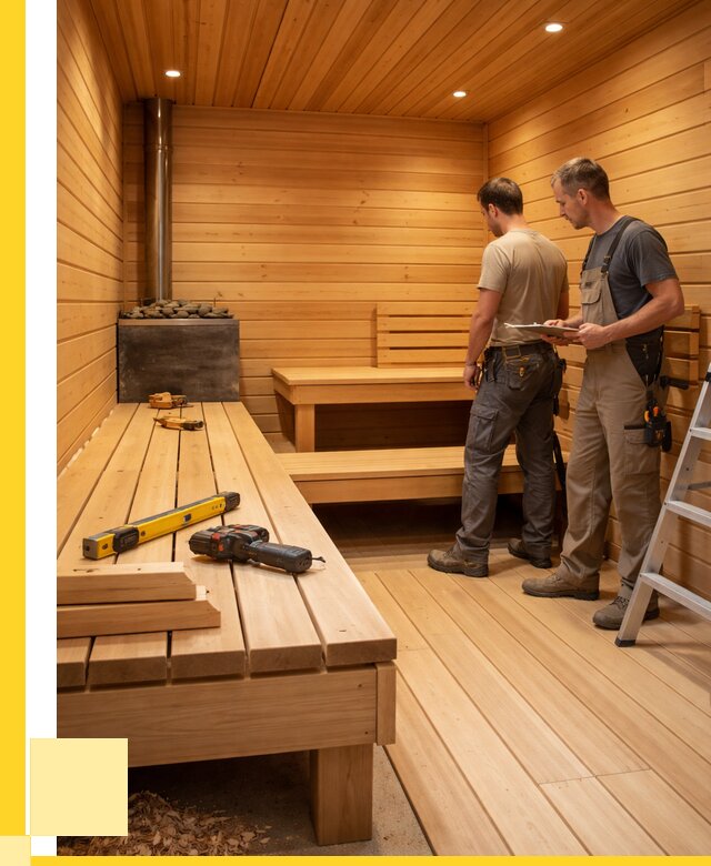 Отделка бань и саун в Одинцове по цене от 4660 р. | ЭриданДнц