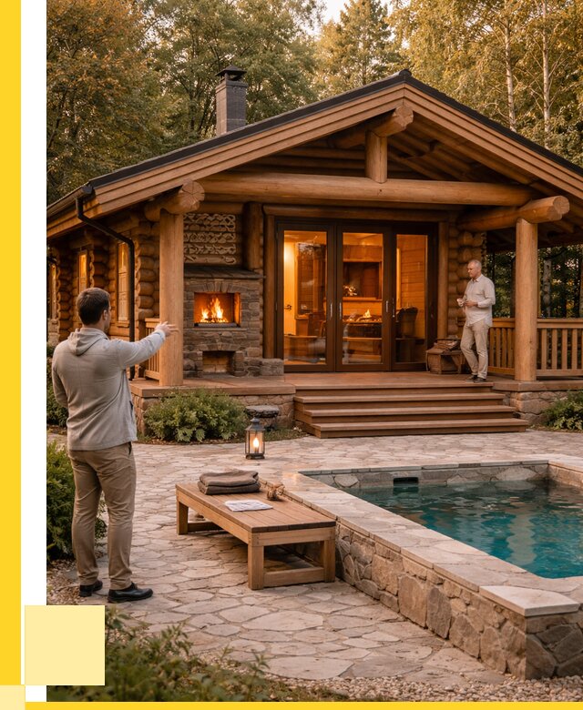 Проекты бань и хамам в Одинцове от 25890 р. | ЭриданДнц