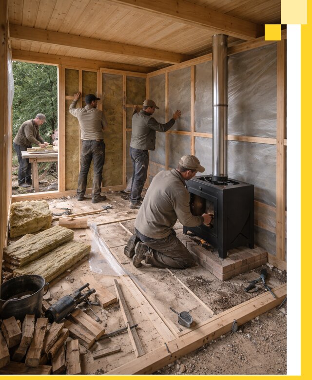 Профессиональный монтаж бань под ключ в Одинцове для дома