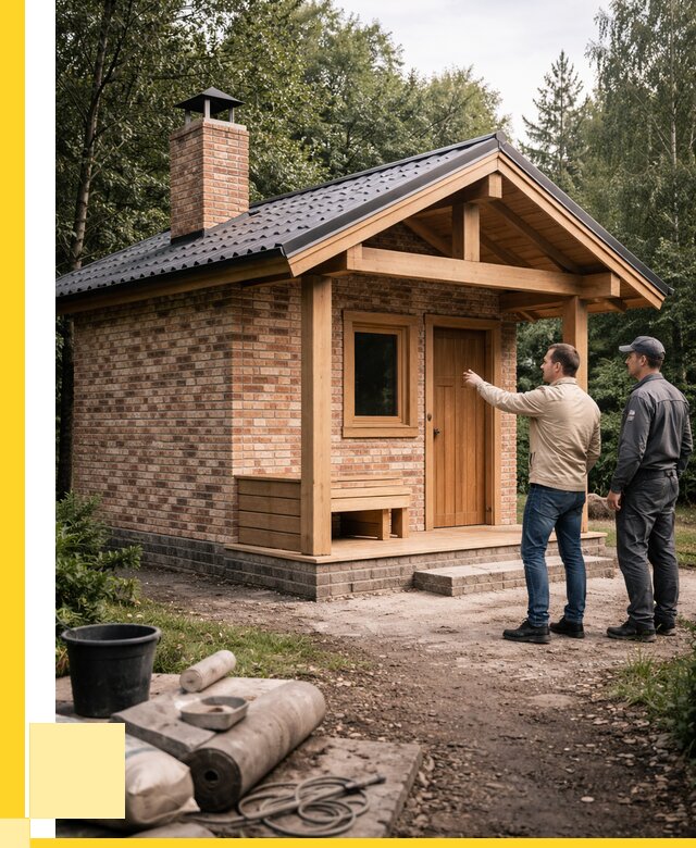 Кирпичные бани и печи в Одинцове от 362460 р. | ЭриданДнц