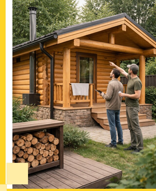 Бани для дачи под ключ в Одинцове от 258900 р. | ЭриданДнц