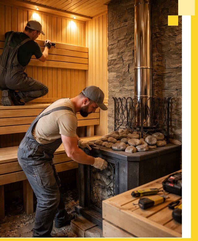 Комплексный дизайн бань, саун и зон отдыха в Одинцове