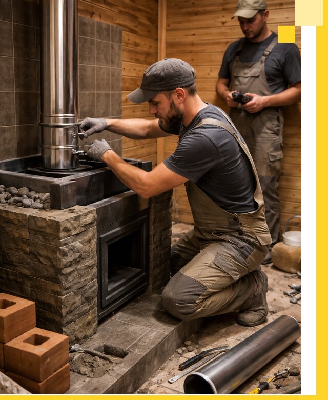 Изготовление и установка банных печей под ключ в Одинцове