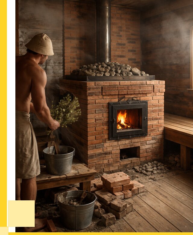 Кирпичные банные печи в Одинцове от 93204 р. | ЭриданДнц