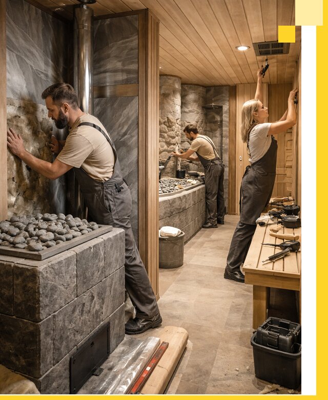 Строительство бань и SPA процедур в Одинцове под ключ и отделкой