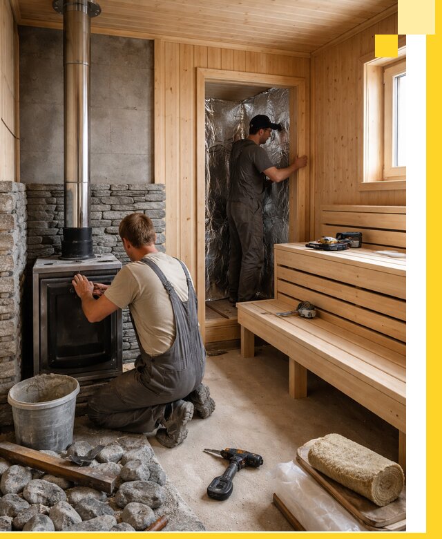 Строительство и изготовление бань под ключ в Одинцове