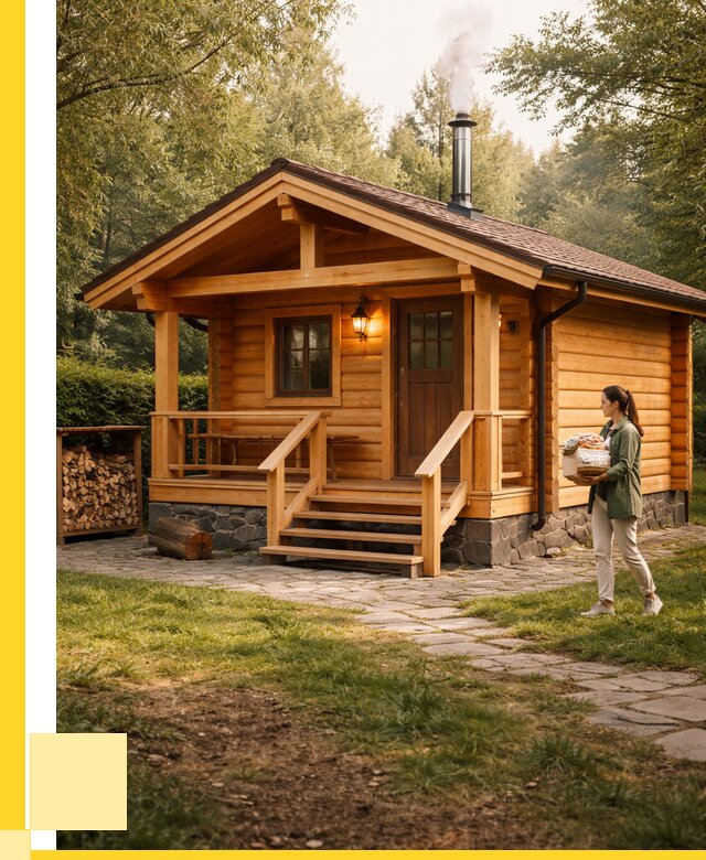 Купить баню под ключ в Одинцове от 673140 р. | ЭриданДнц