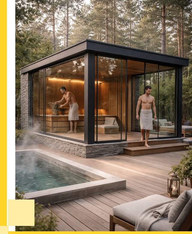 Стеклянные бани и двери в Одинцове от 466020 р. | ЭриданДнц