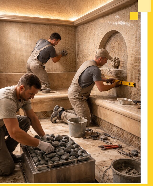 Проектирование и строительство хамама и сауны в Одинцове