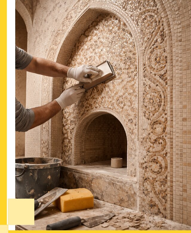 Мозаика для хамама в Одинцове под ключ от 5178 р. | ЭриданДнц